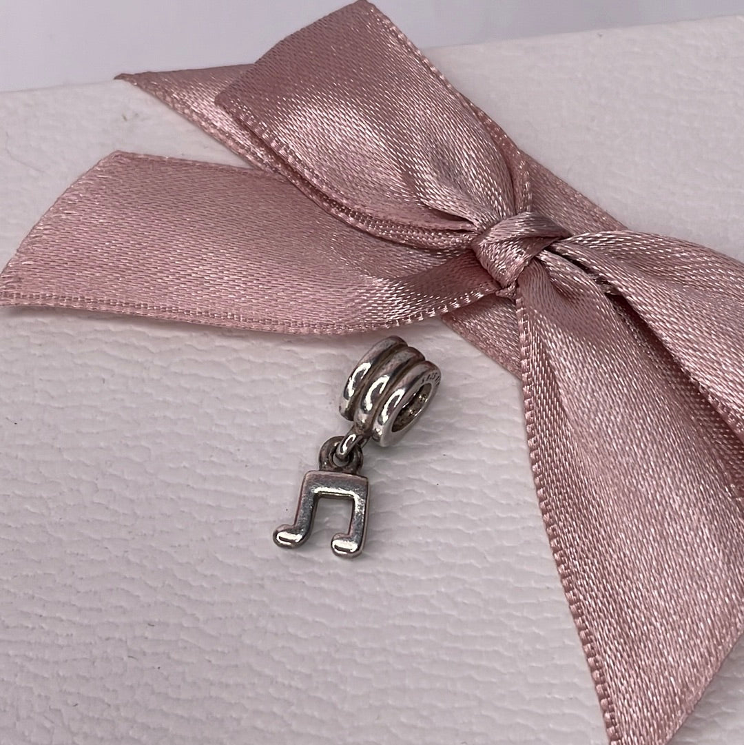 Genuine Pandora Musical Note Music Lover Dangle Charm