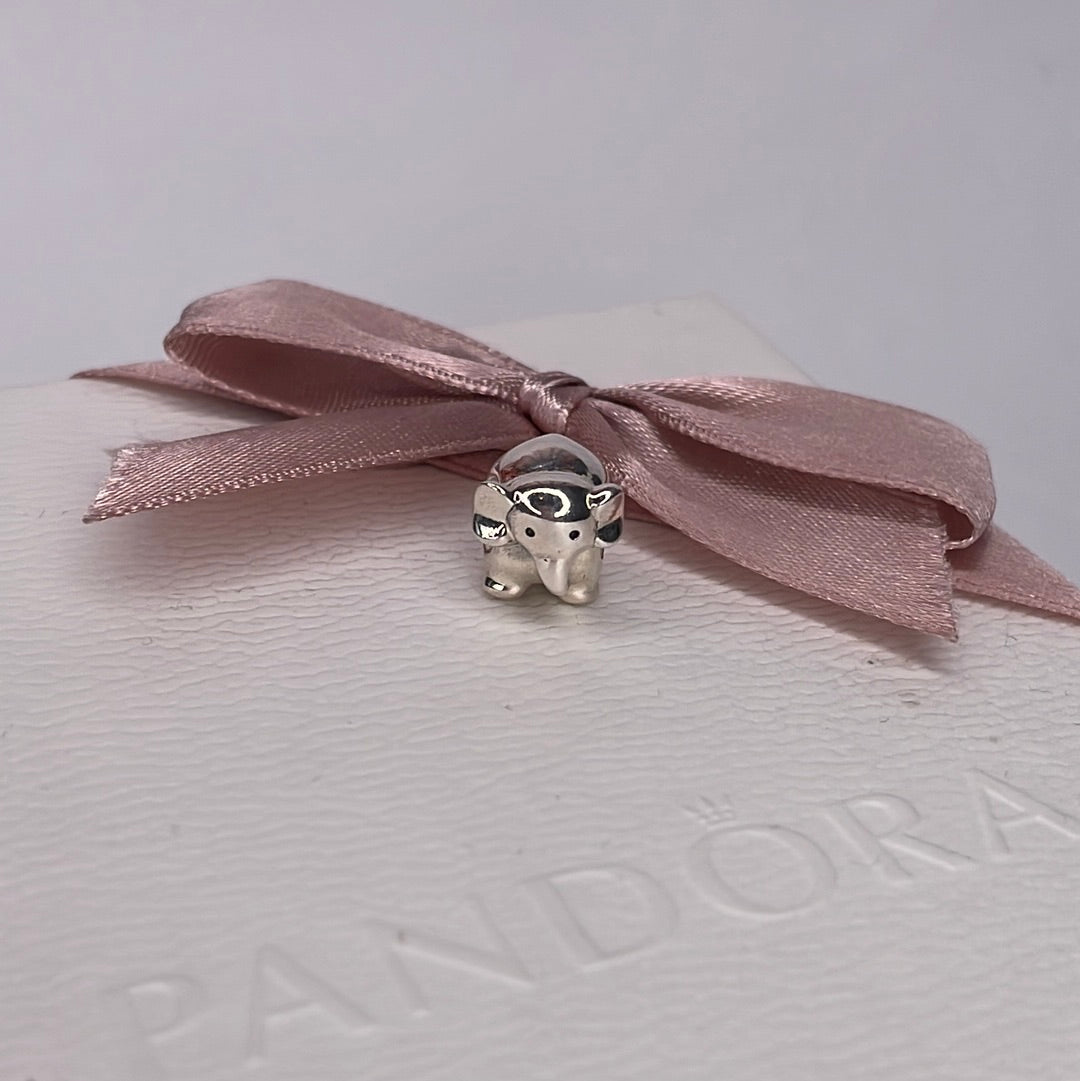 Genuine Pandora Lucky Elephant Animal Charm Retired