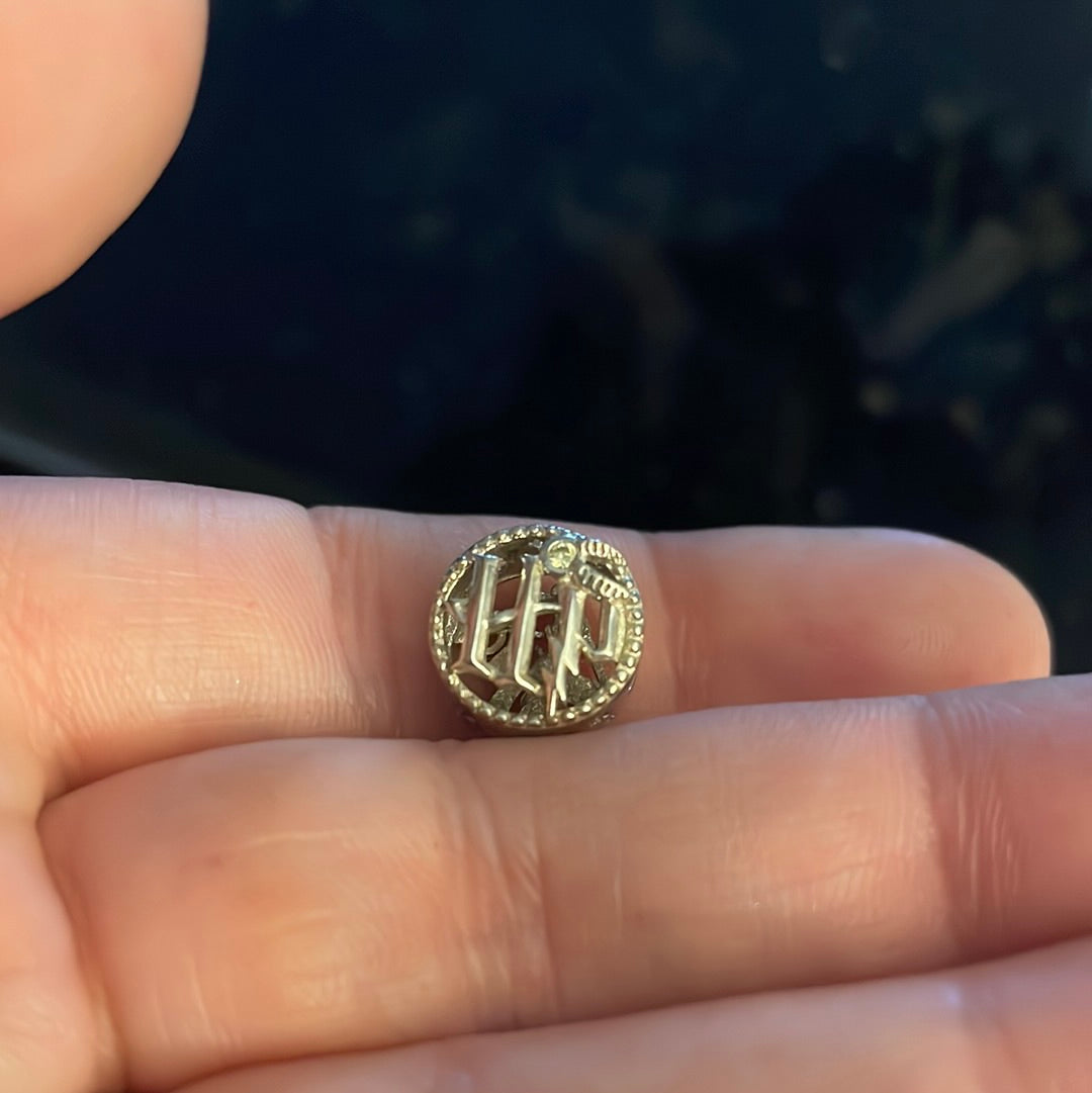 Genuine Pandora Harry Potter Charm Broomstick, Glasses and Lightning Bolt Openwork