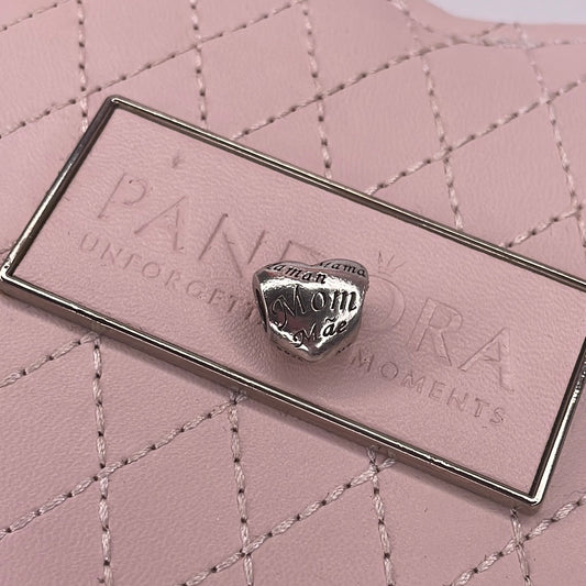 Genuine Pandora Mum in Many Languages Love Heart Charm