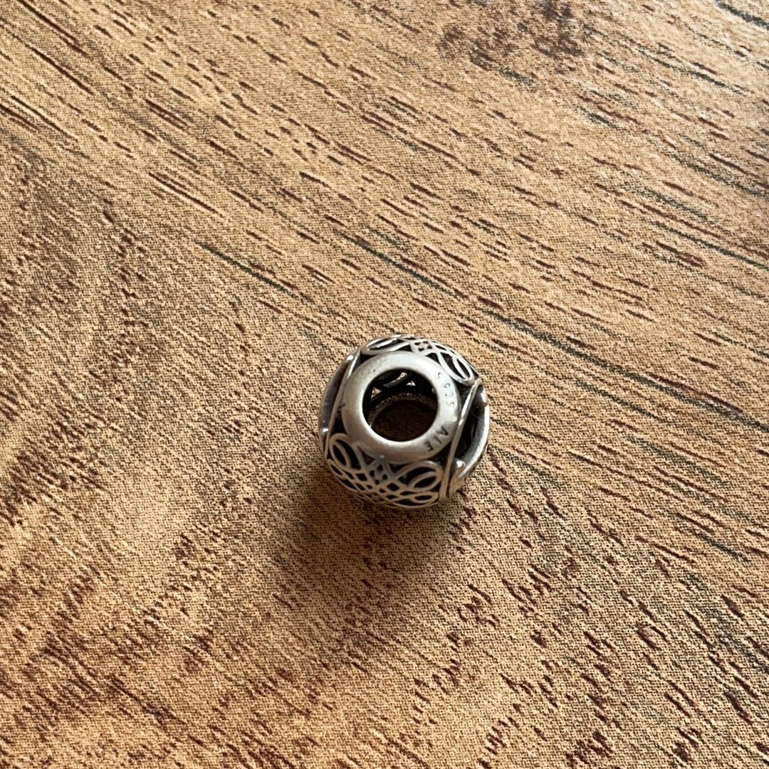 Genuine Pandora Vintage Pave Letter B Initial charm