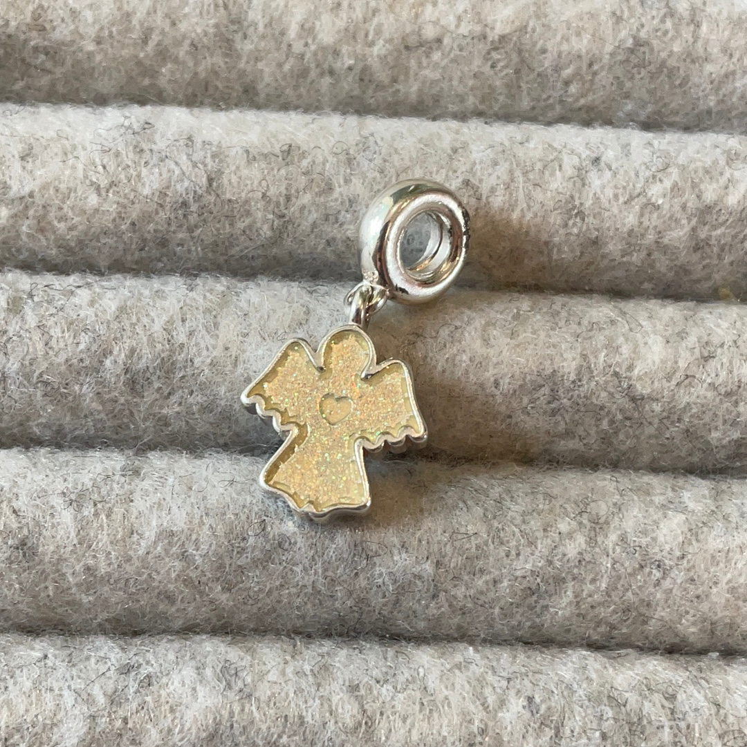 Genuine Pandora Angel Enamel Charm Xmas Christmas