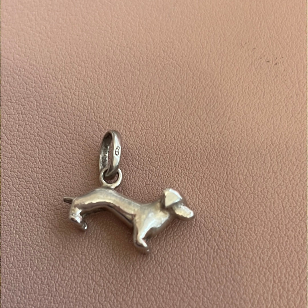 Genuine Links of London Dachshund Sausage Dog Animal Charm