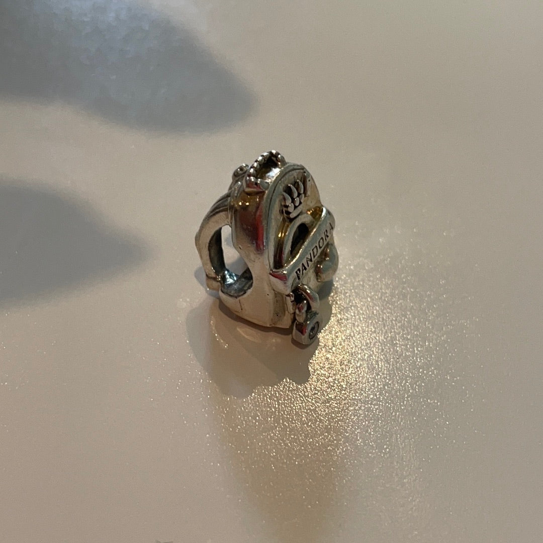 Genuine Pandora Rucksack Backpack School Bag Charm