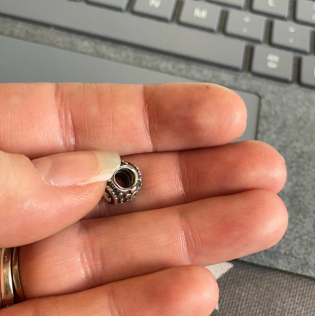 Genuine Pandora Clear CZ Pave Decorative Easter Egg Rare