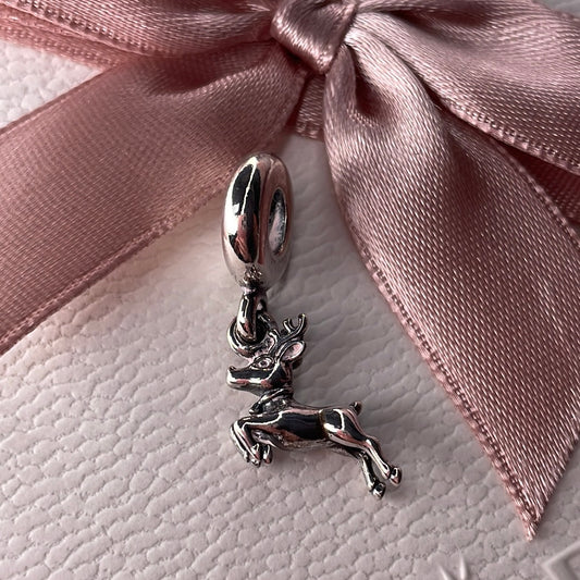 Genuine Pandora Christmas Reindeer Dangle Christmas Xmas Charm