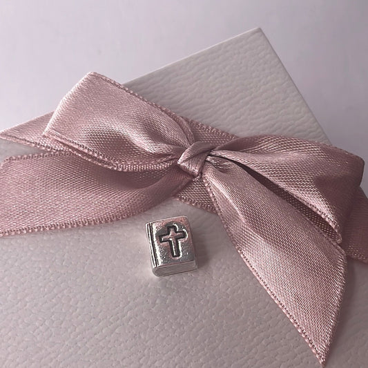 Genuine Pandora Bible Cross Book Charm Christianity