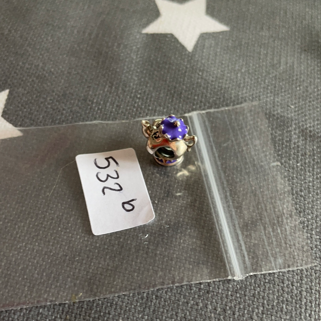 Genuine Chamilia Disney Mrs Potts Teapot Charm Beauty and the Beast