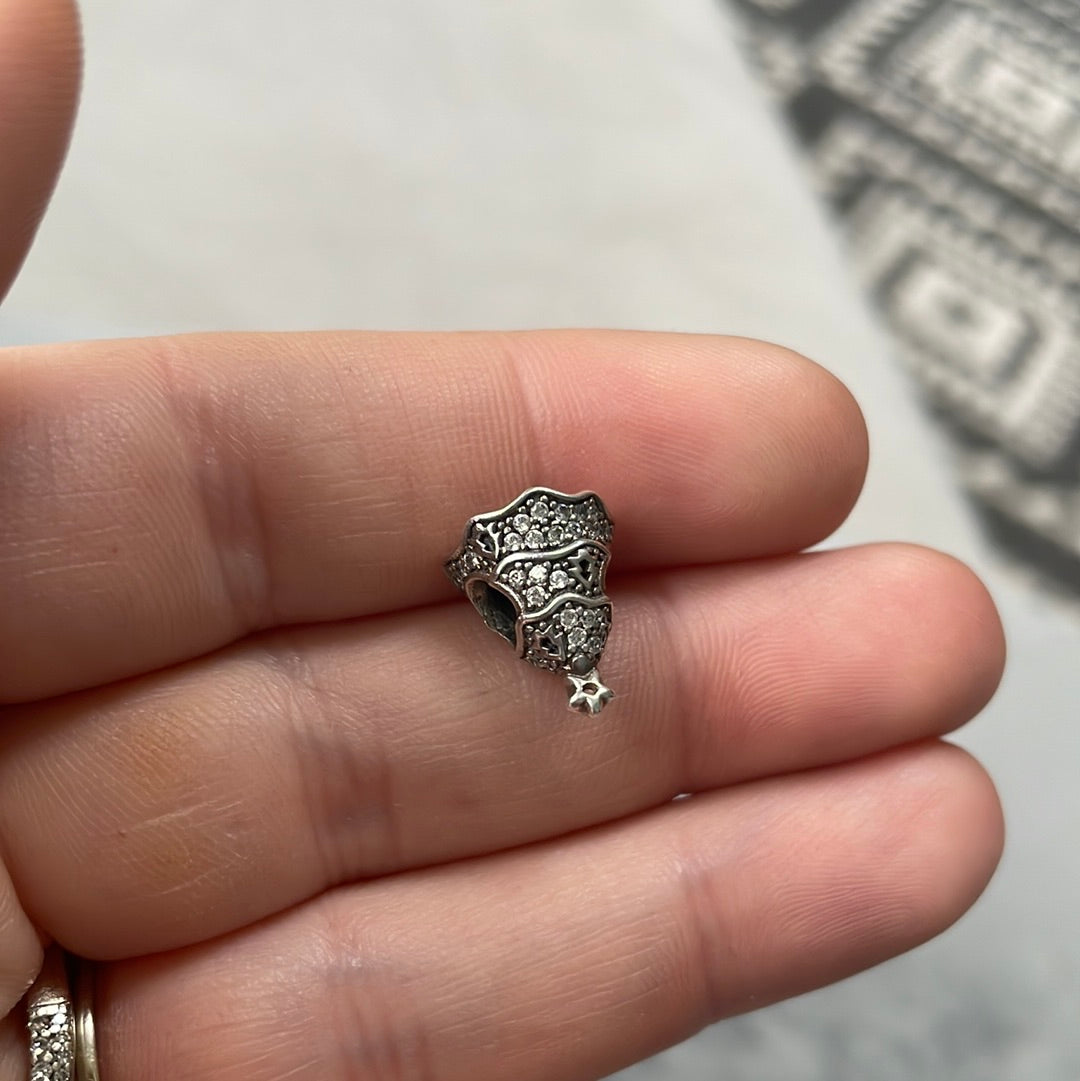 Genuine Pandora Openwork Christmas Tree Pave Charm