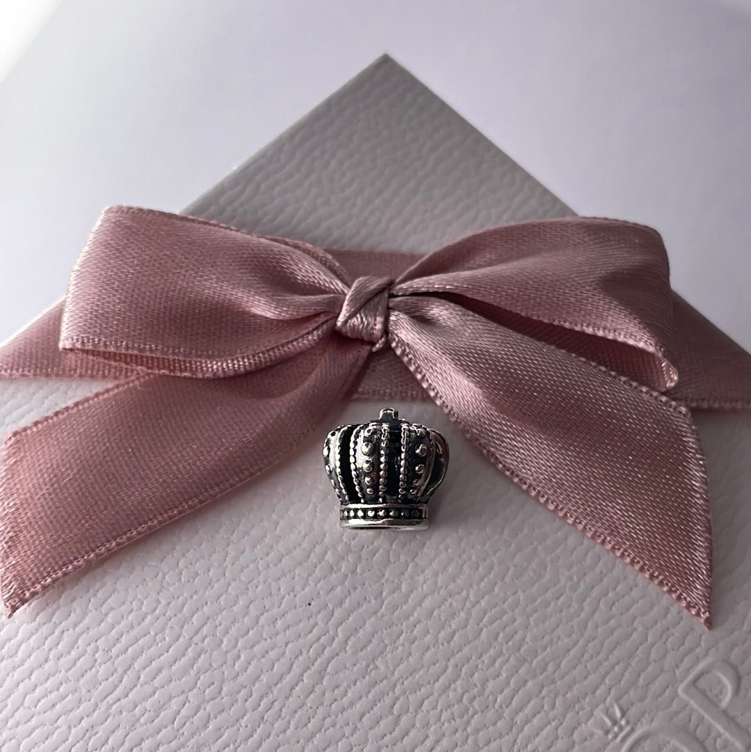 Genuine Pandora Silver Crown Charm