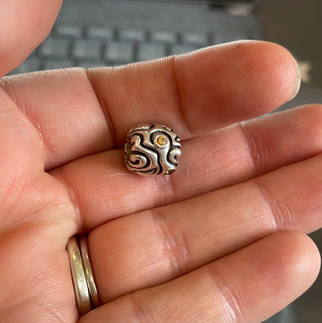Genuine Pandora Small Version Clear CZ Stone Day Dream Charm