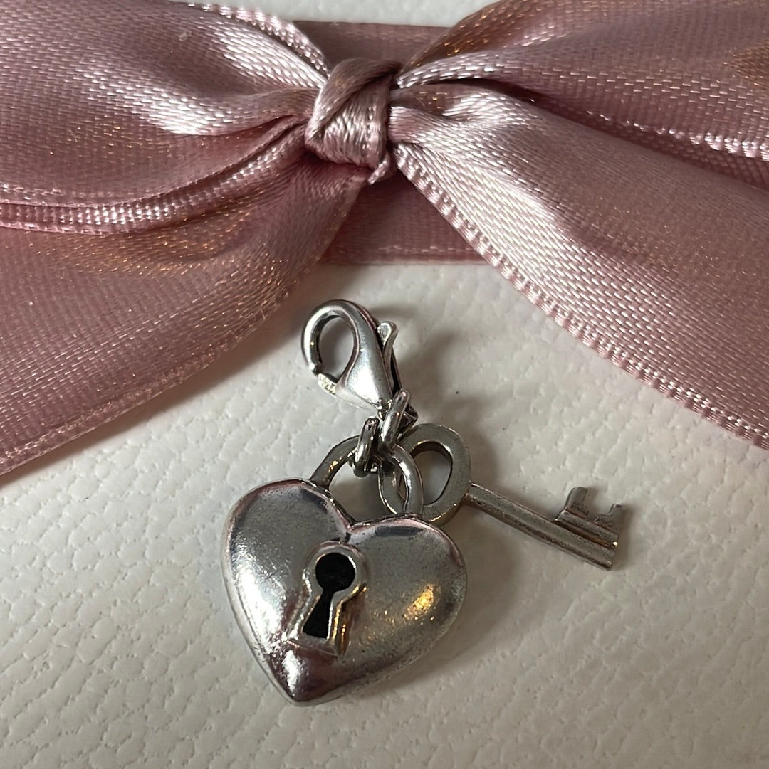 Thomas Sabo Sterling Silver Lock and Key Large Clip Charm