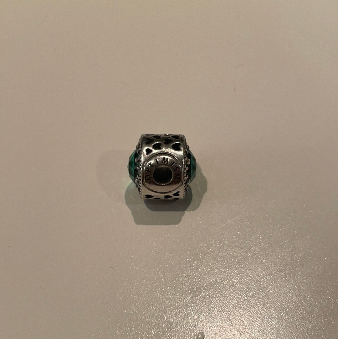 Genuine Pandora Essence Optimism Pave Green Stone