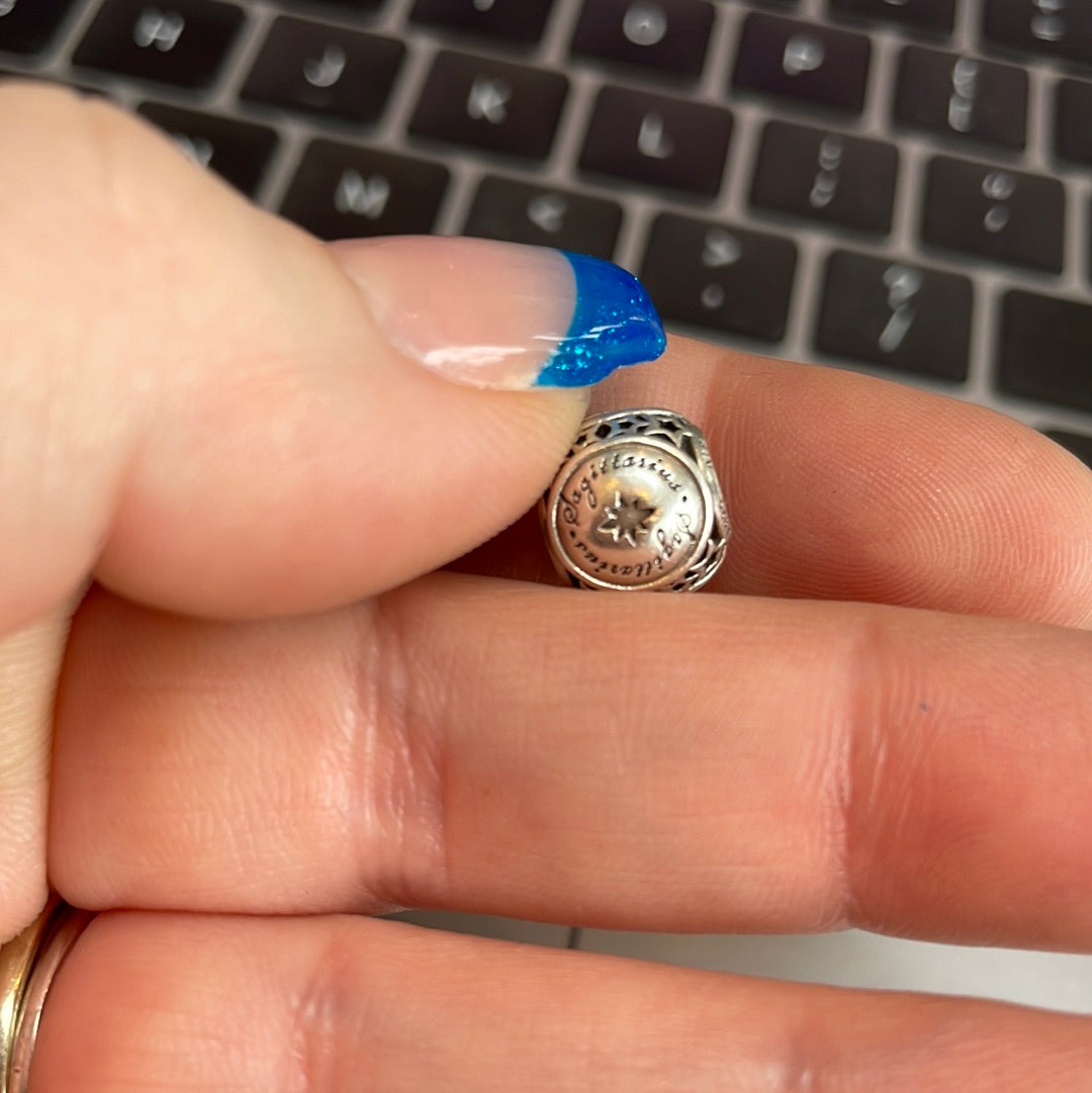 Genuine Pandora Sparkling Pave Sagittarius Horoscope Charm
