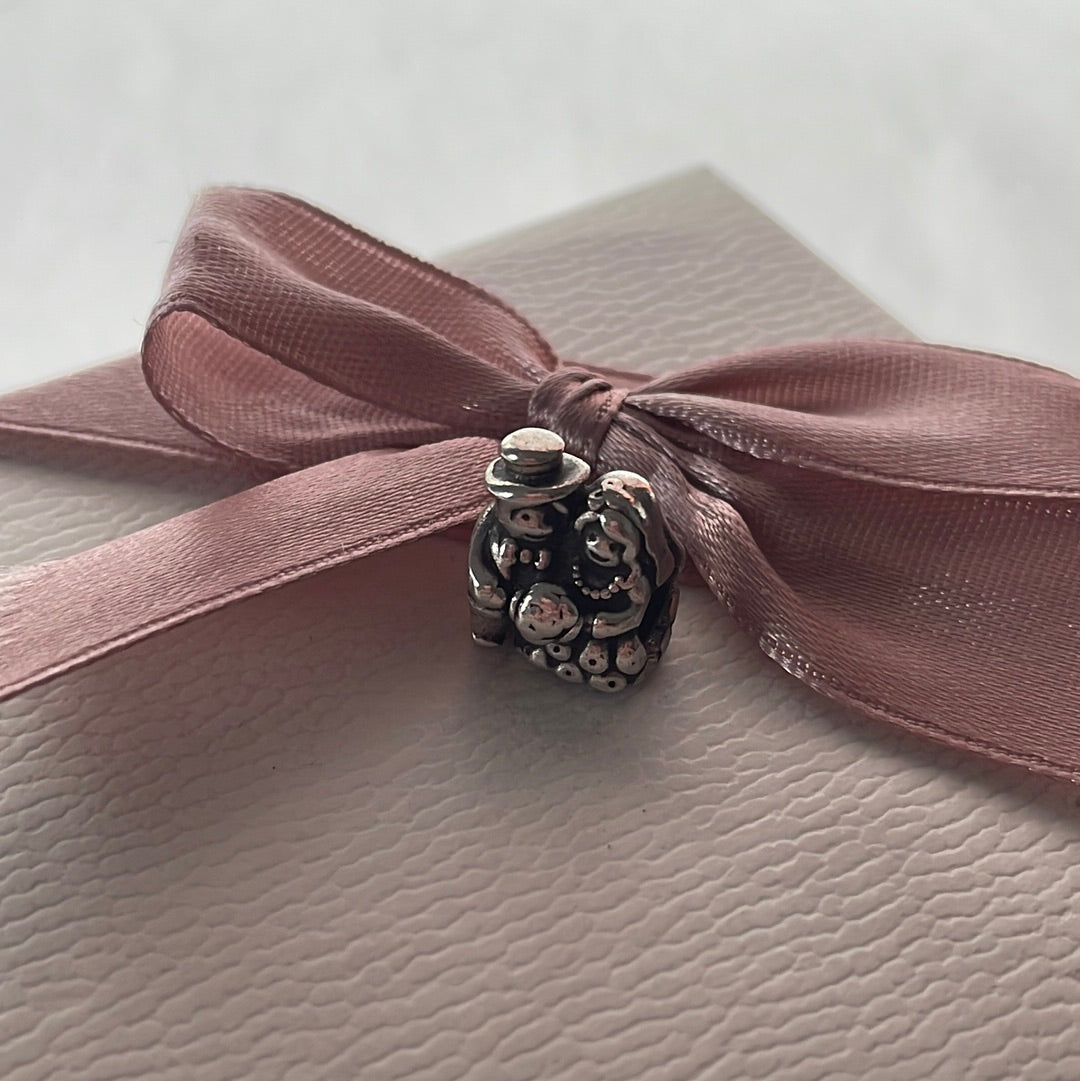 Genuine Pandora Bride and Groom Wedding Day Gift Charm