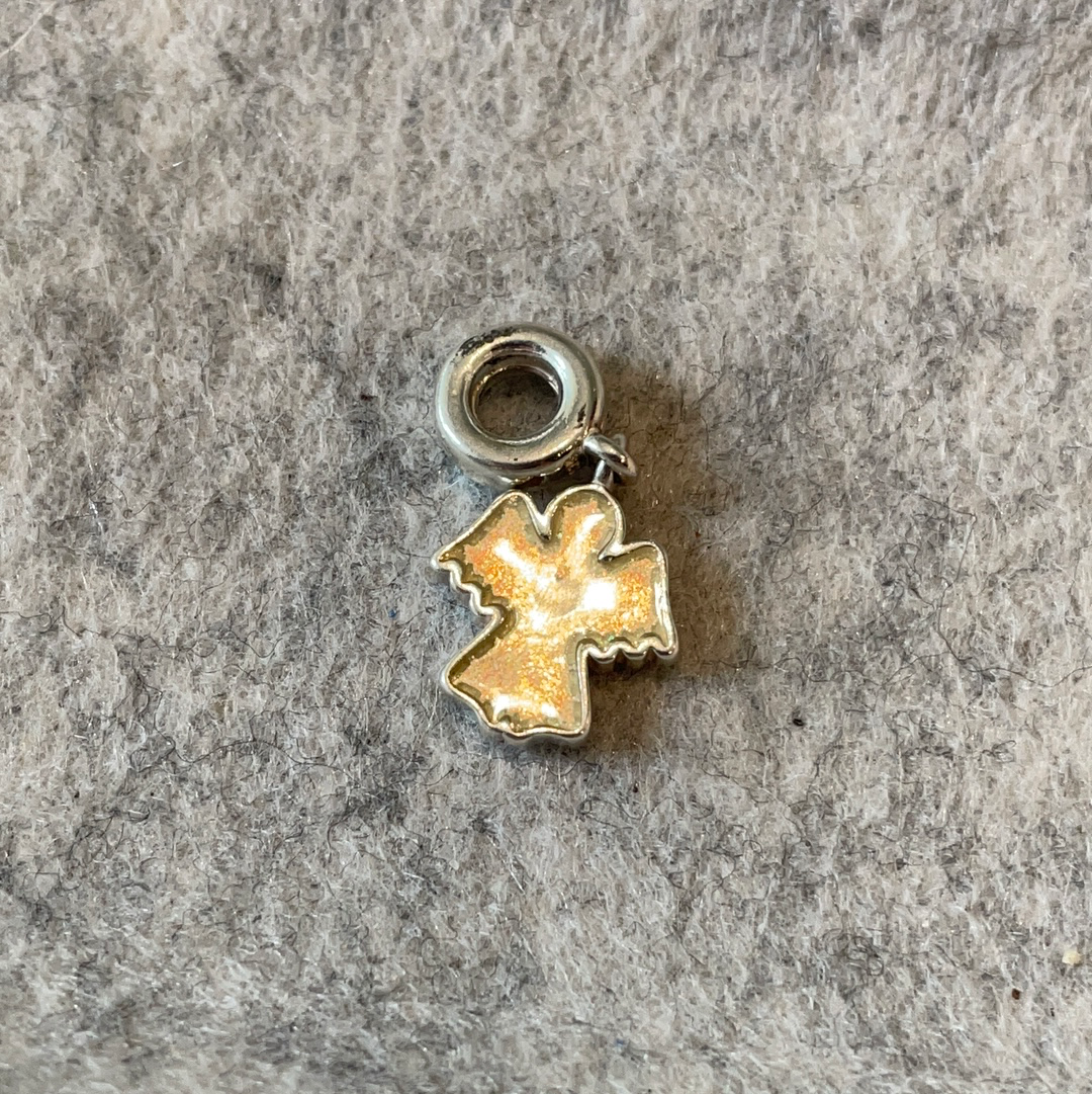 Genuine Pandora Angel Enamel Charm Xmas Christmas