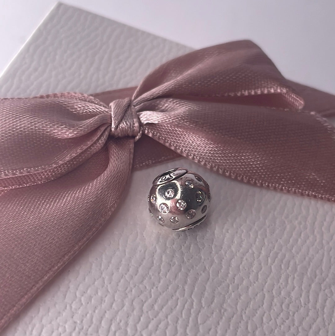 Genuine Pandora Essence Charm Pave Joy