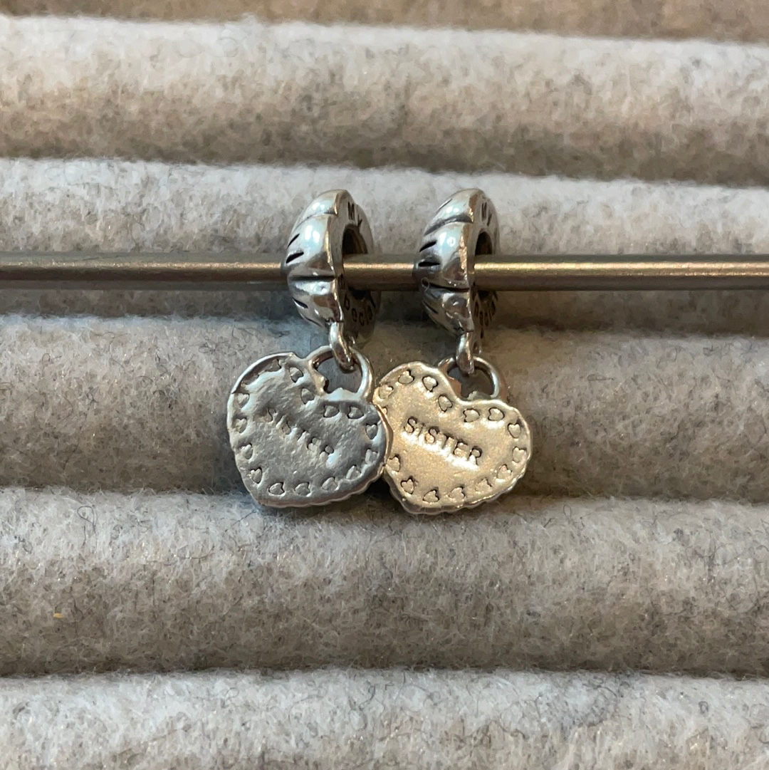 Genuine Pandora My Special Sister Dangle Gift Charm