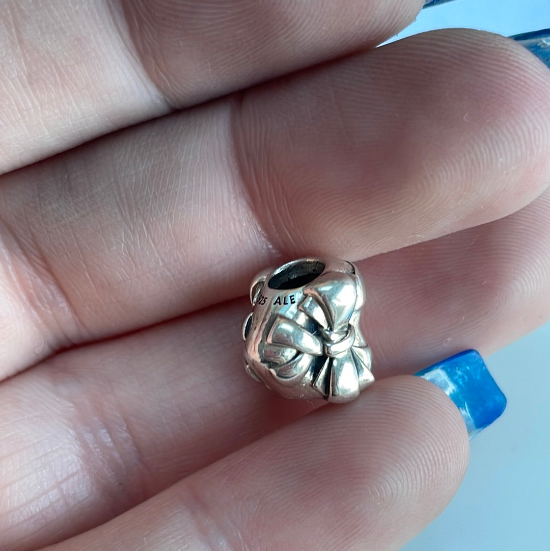 Genuine Pandora Bow Heart Charm