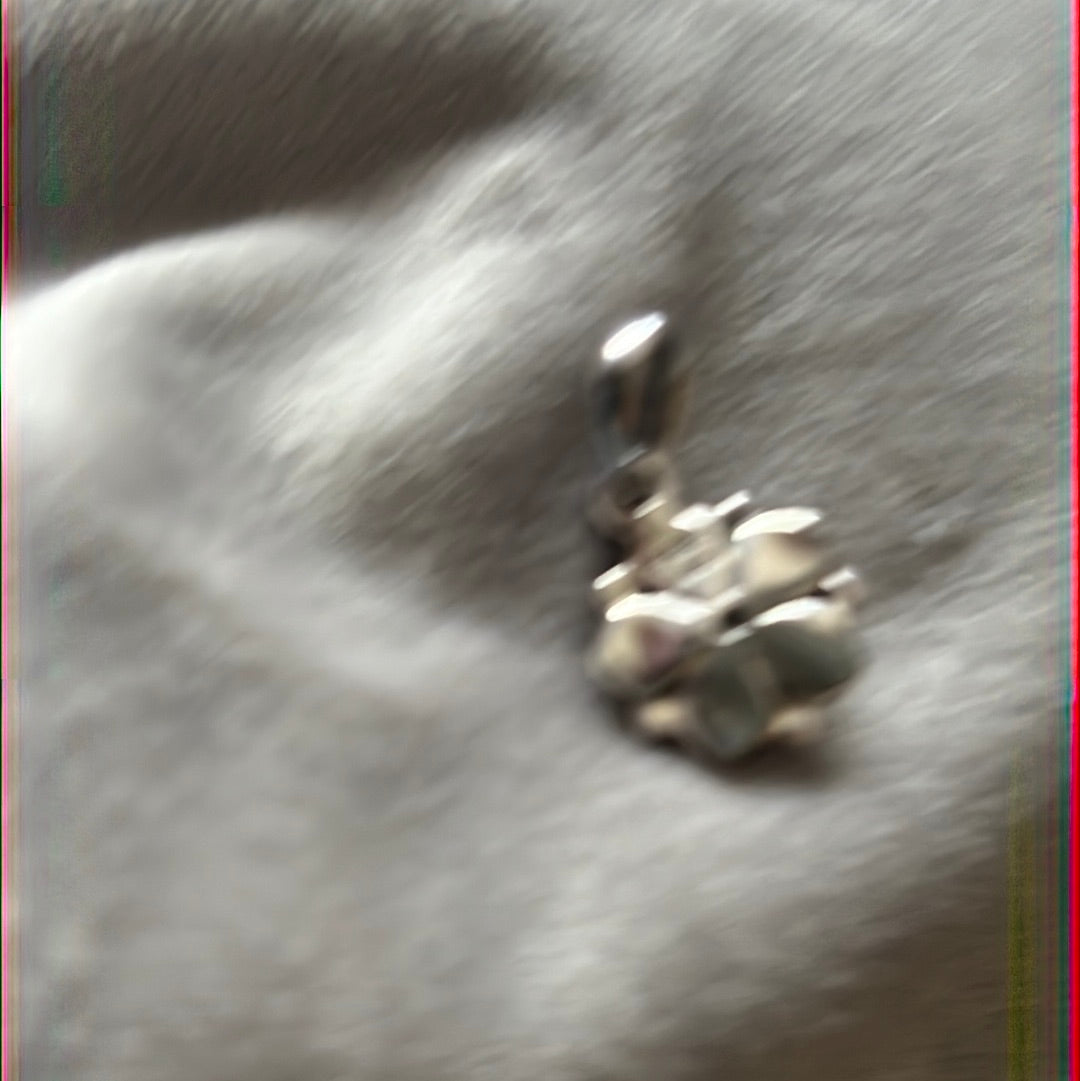 Genuine Pandora Pink Magnolia Flower Bloom Pendant Dangle Charm
