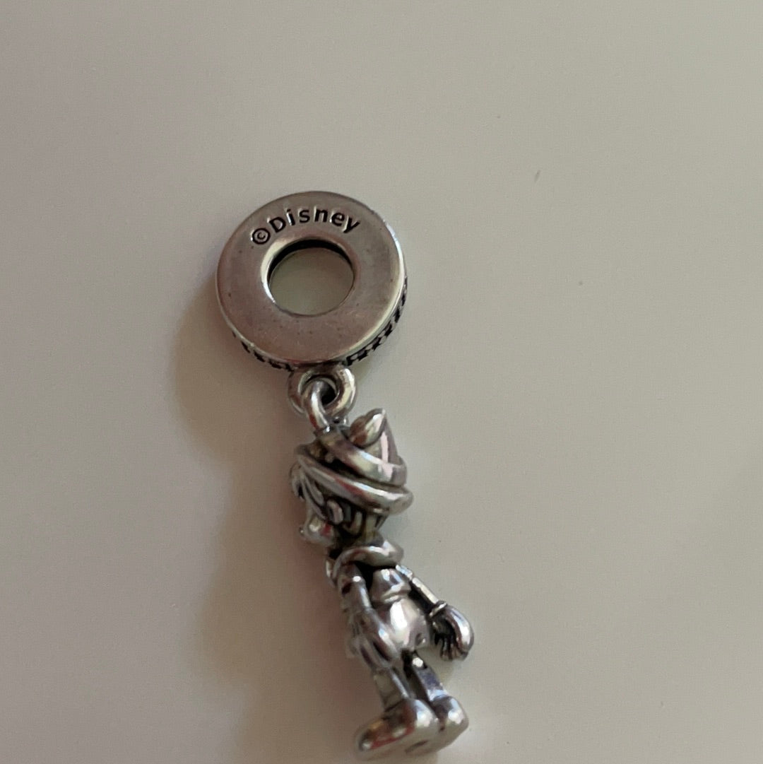 Genuine Pandora Pinocchio Disney Dangle With Moving Arms and Legs