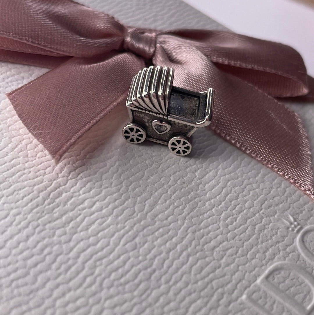 Genuine Pandora New Style Pram Buggy Stroller Charm