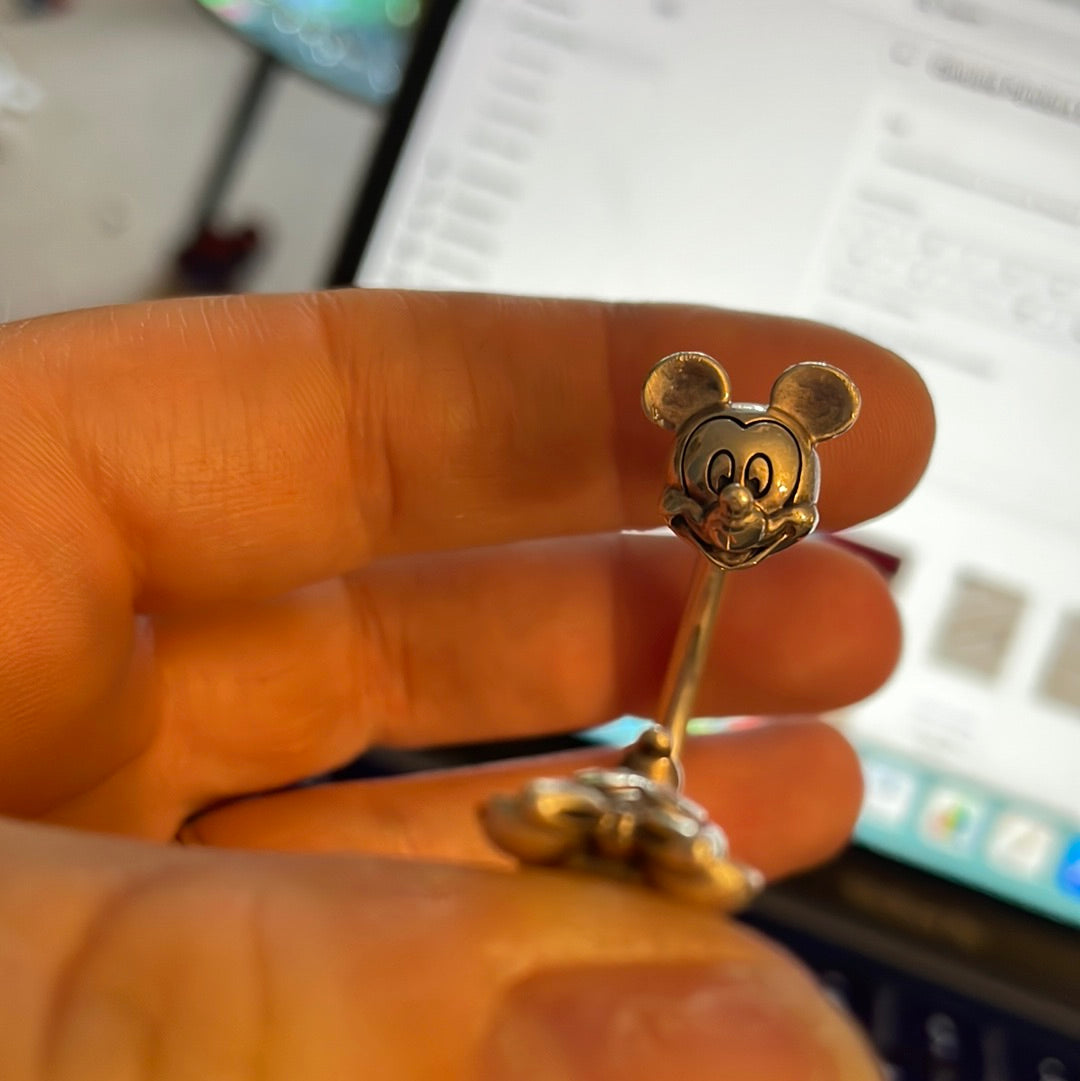 Genuine Pandora Disney Mickey and Minnie Head Torque Bangle Size 1 17cm