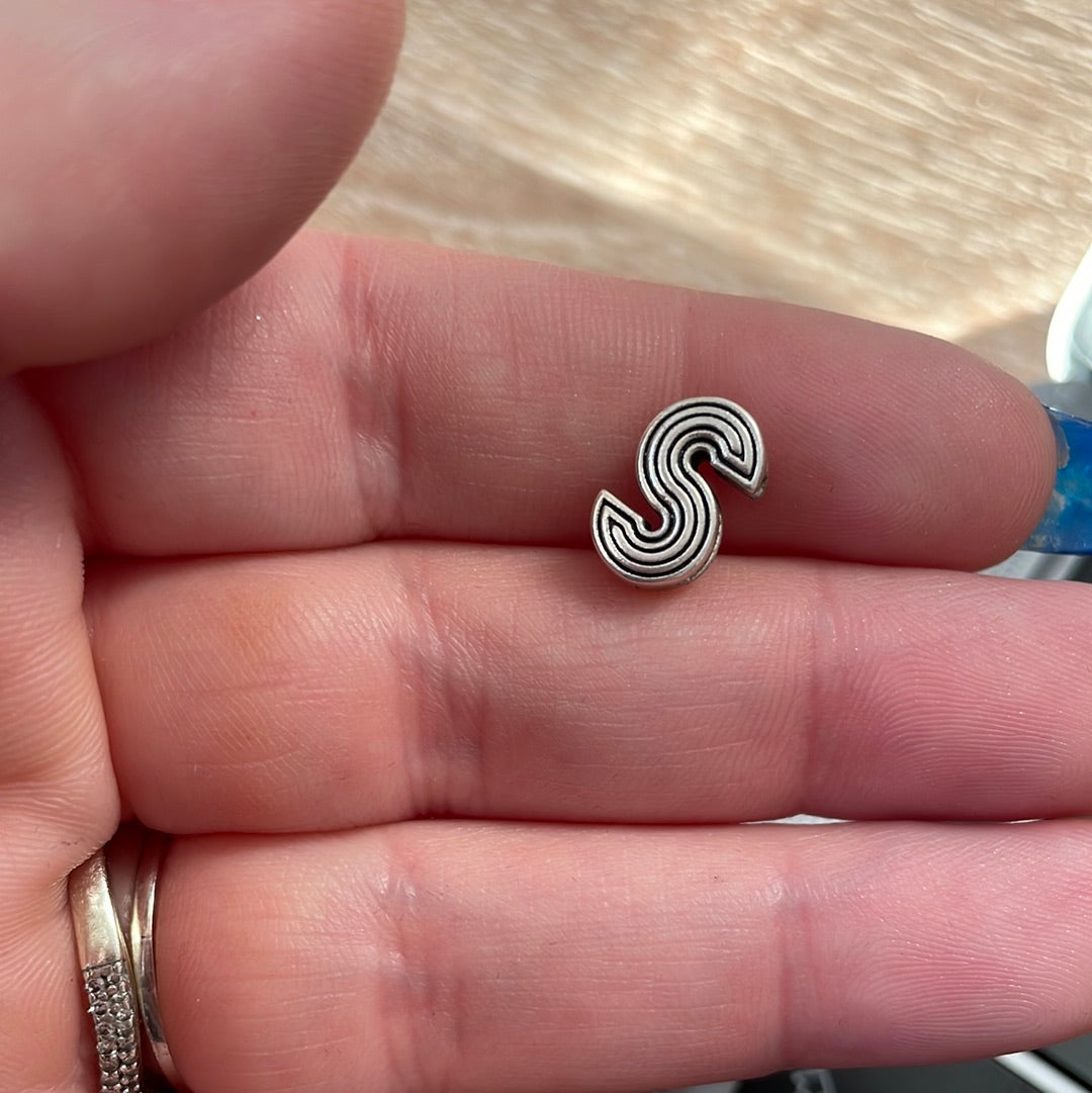 Genuine Pandora Reflexions S Letter Clip