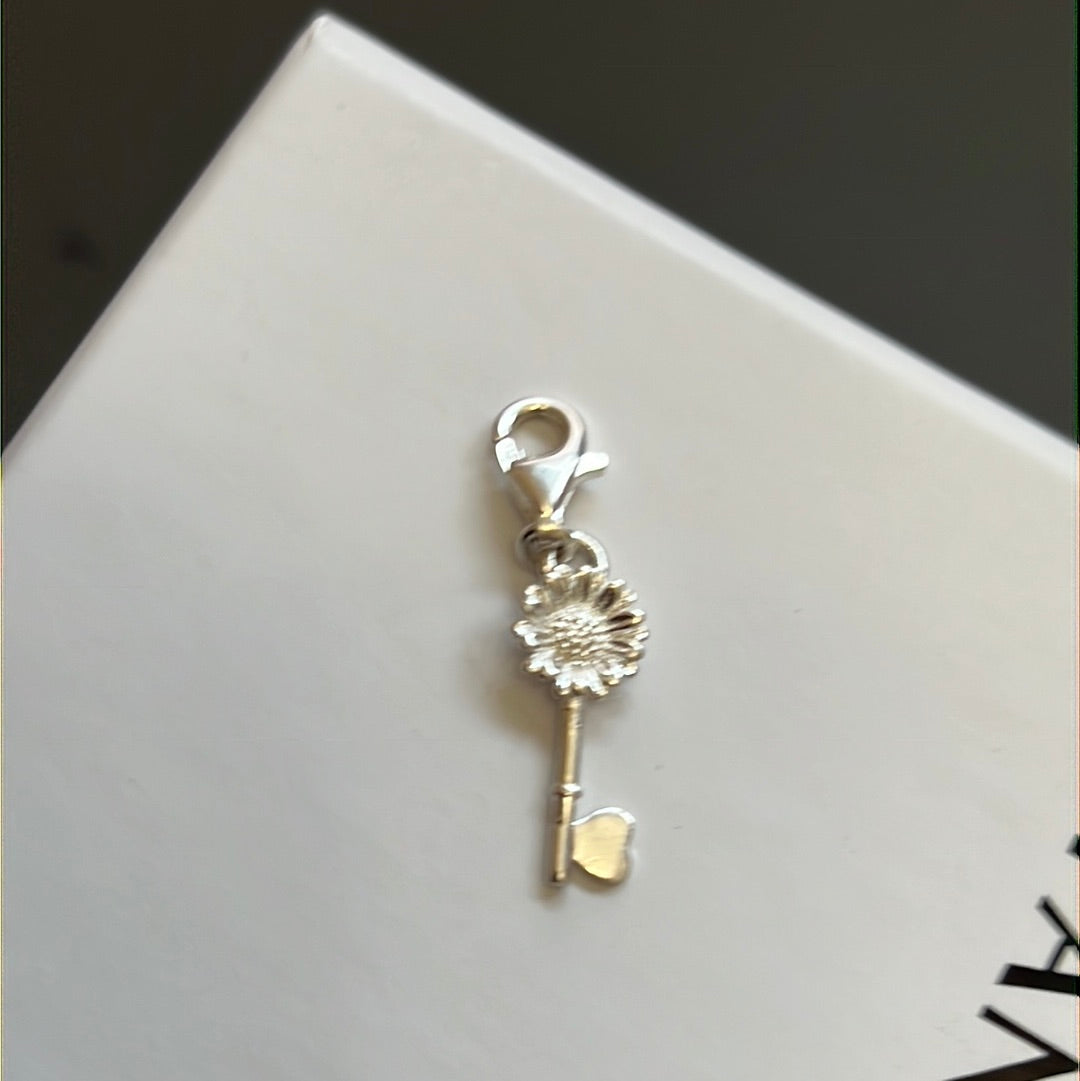 Genuine Thomas Sabo Sunflower Key Dangle Clip Charm