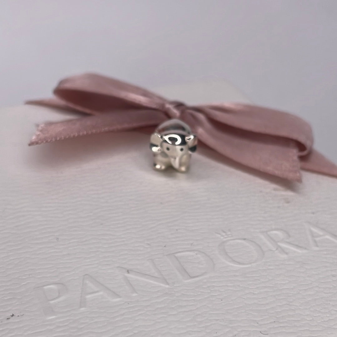 Genuine Pandora Lucky Elephant Animal Charm Retired