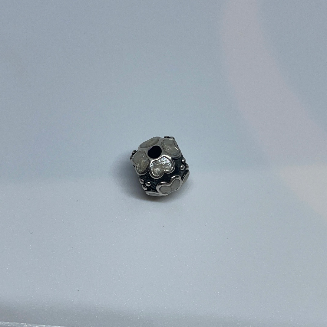 Genuine Pandora Blue Enamel Flower Charm