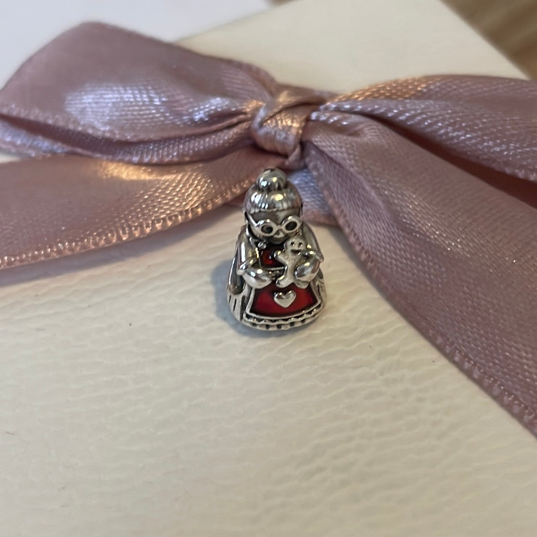 Genuine Pandora Mrs Clause Gingerbread Man Charm Christmas