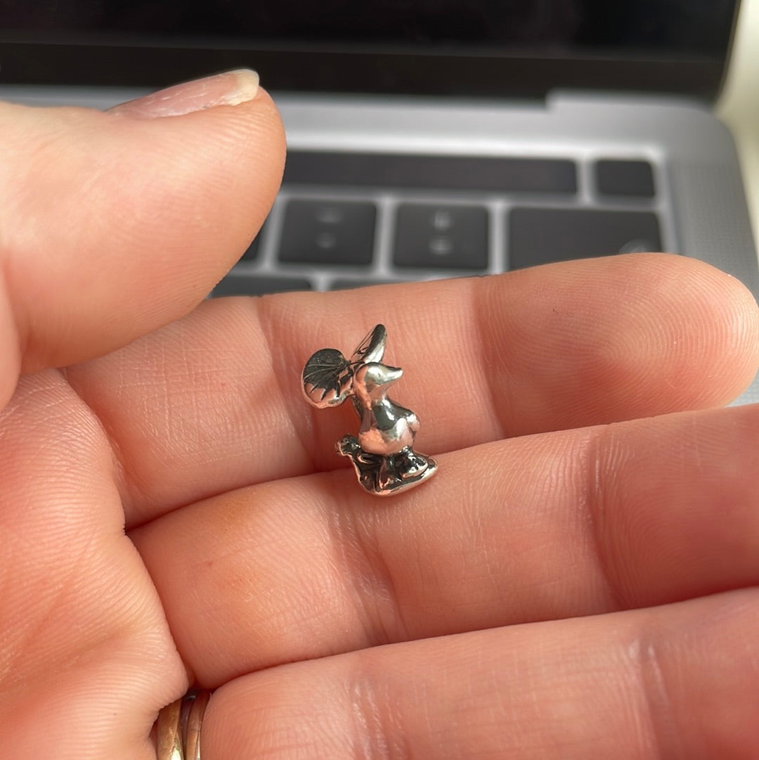 Genuine Trollbeads Duck Duckling Under a Lear Charm