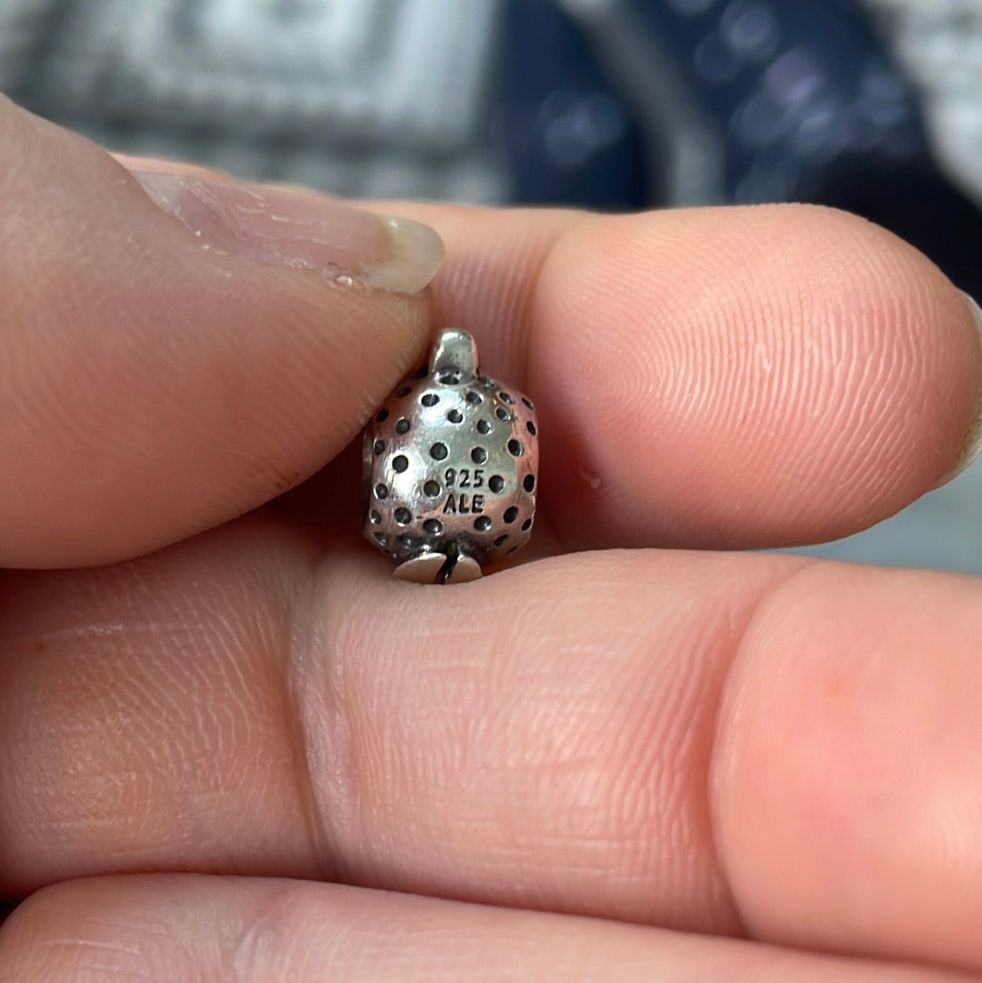 Genuine Pandora Spotted Chicken Charm RARE