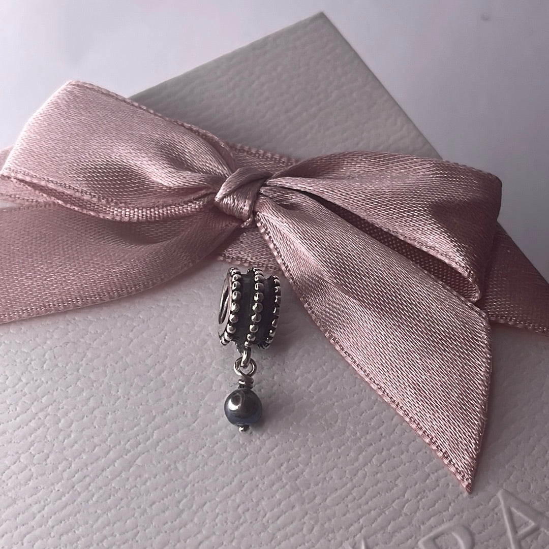 Genuine Pandora Colour Pearl Droplet Retired Dangle Charm