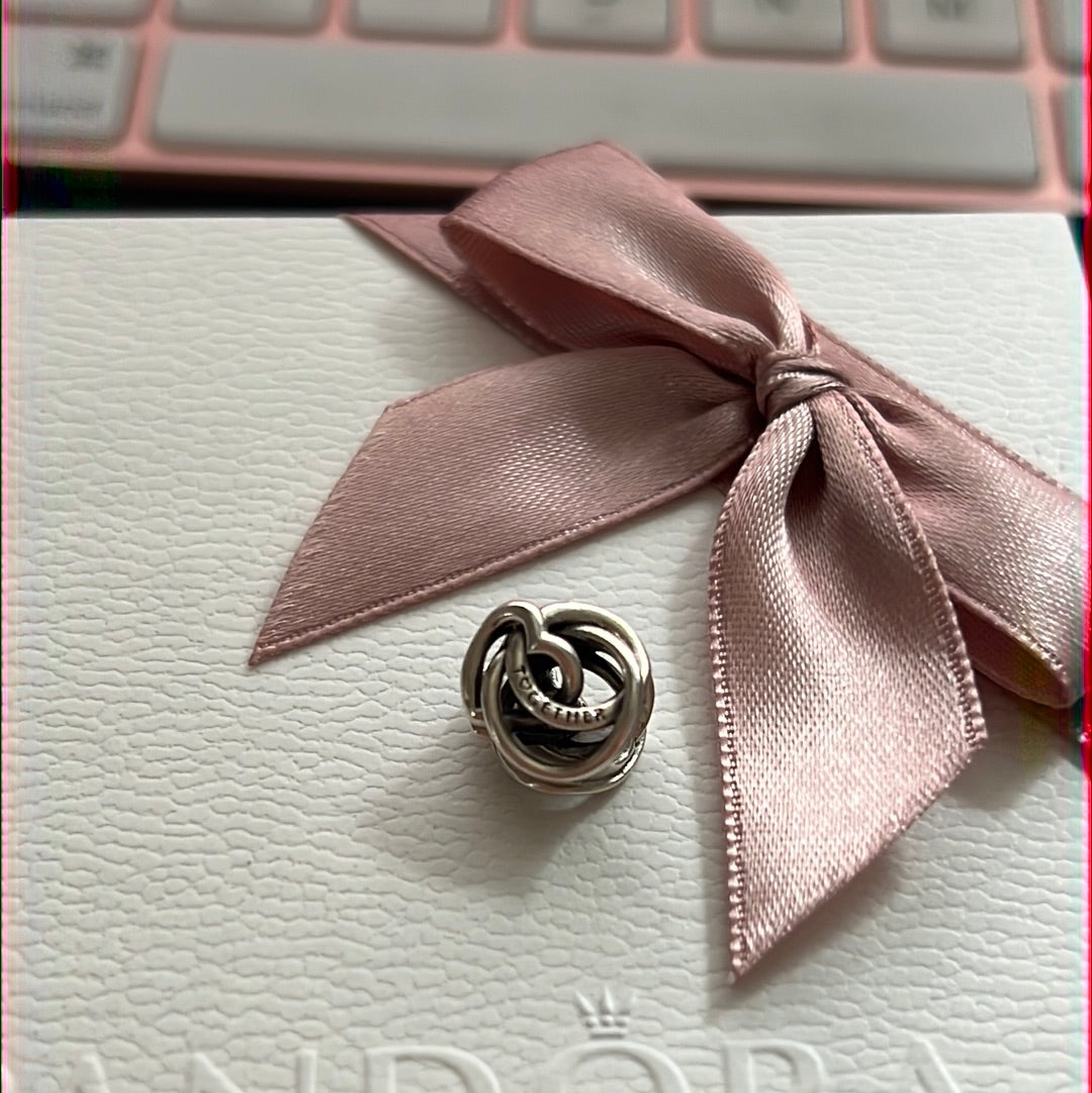 Genuine Pandora Together Always Openwork Charm