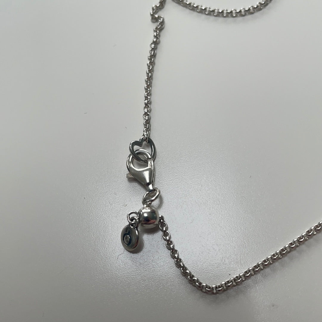 Genuine Pandora Spring Bird on a branch Necklace 50cm drop - adjustable drop