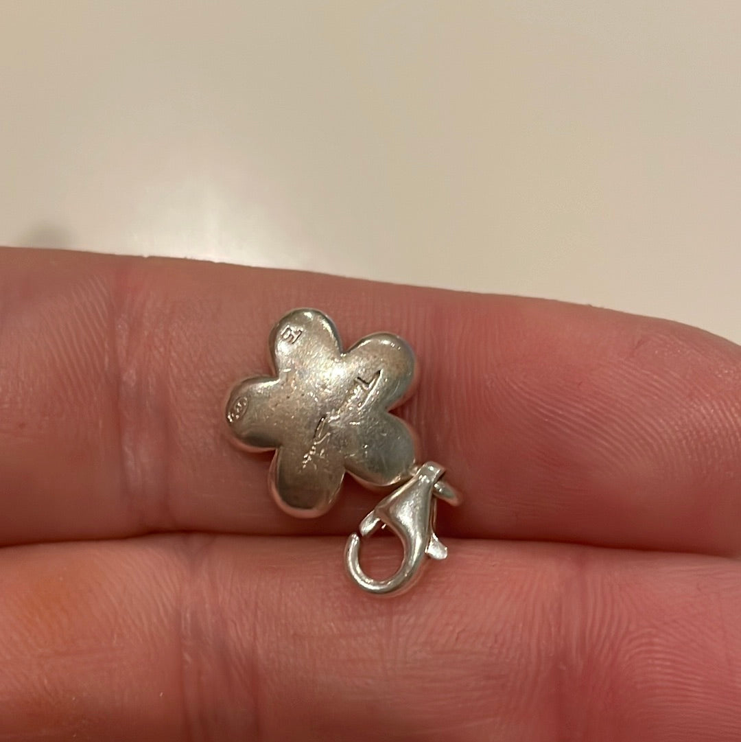 Genuine Thomas Sabo Sterling Silver Dangle Enamel Colourful Daisy Charm