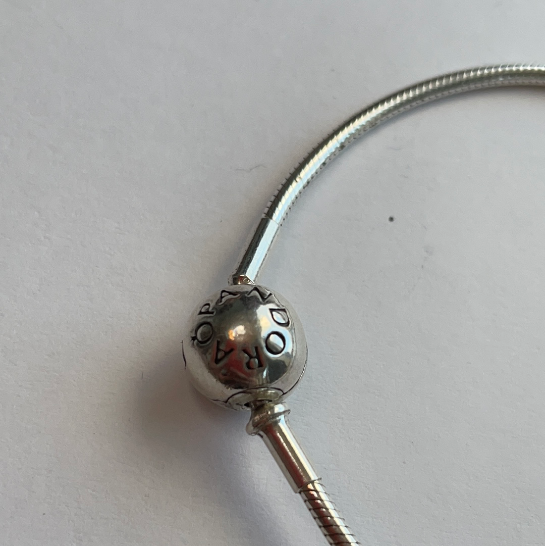 Genuine Essence Silver/ Rose Gold Thin Snake Chain Bracelet