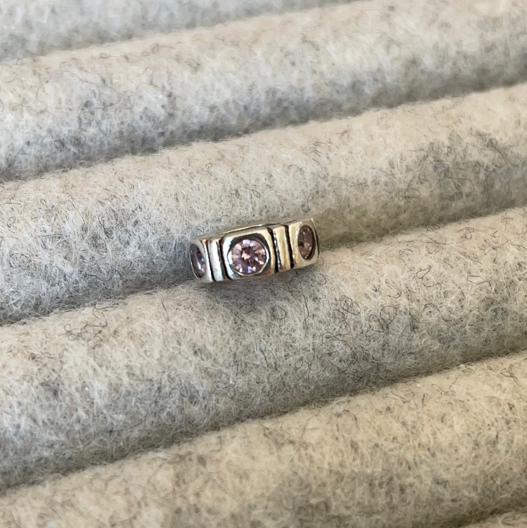 Genuine Pandora Colour Stone Spacer CZ Pave Spacer