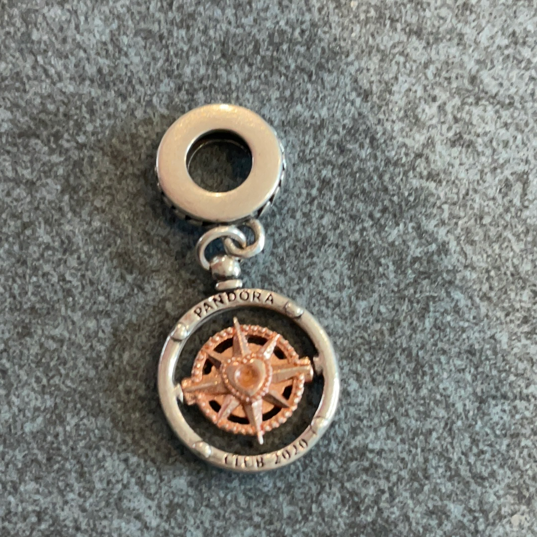 Genuine Pandora 2020 Rose Gold Club Charm