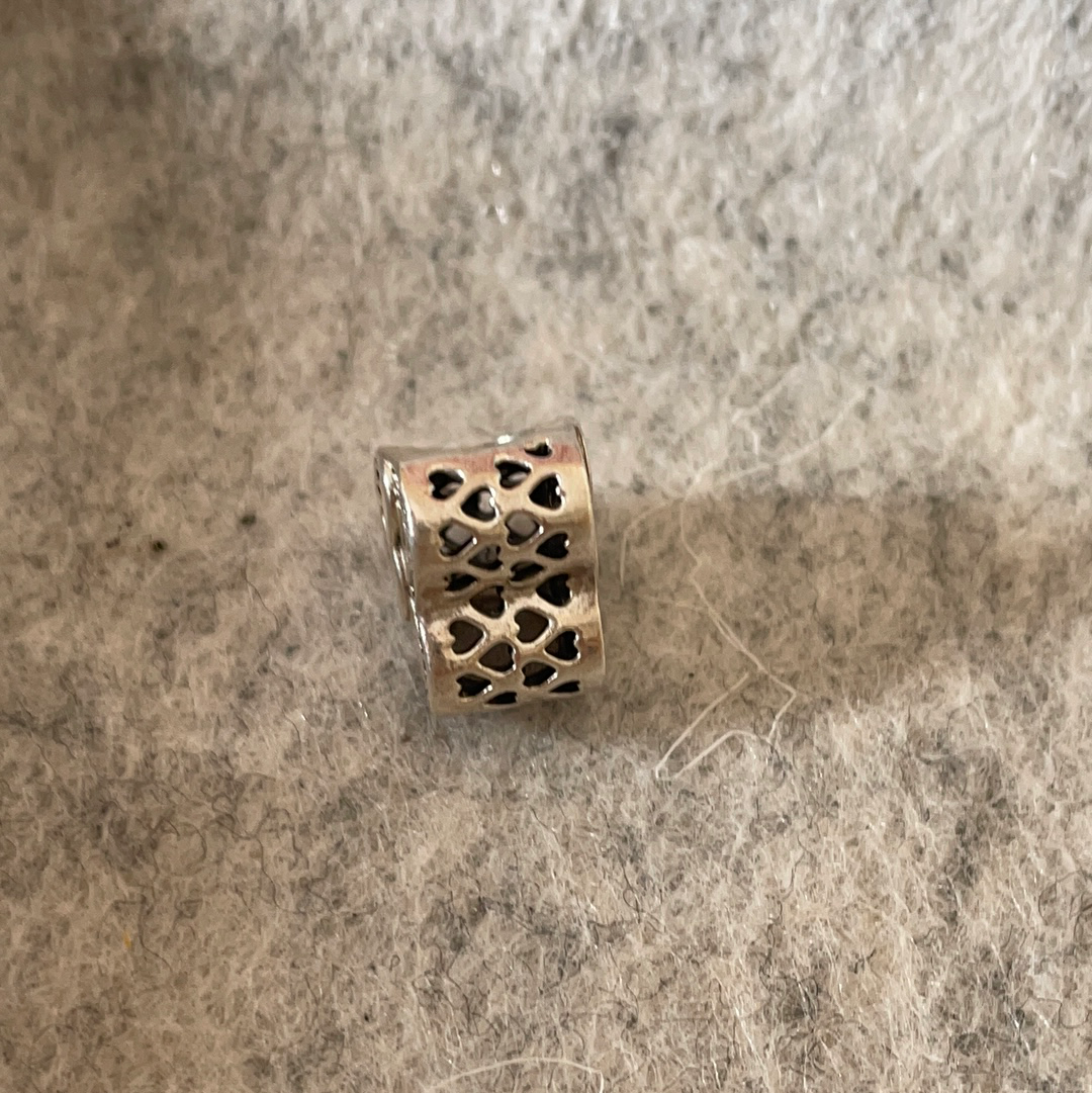 Genuine Pandora Mum Mom Heart Charm Gift Pave Charm