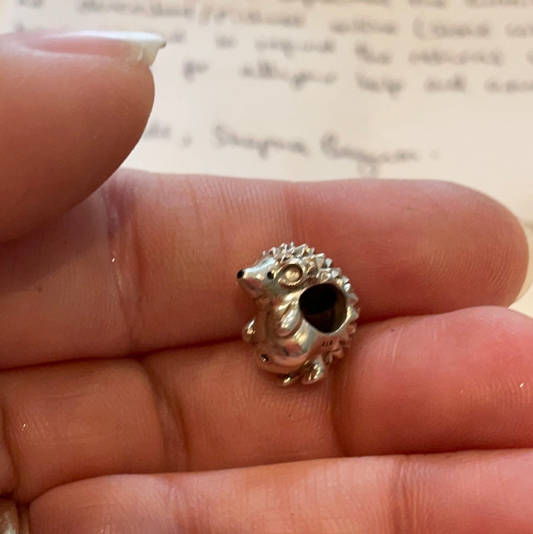Genuine Pandora Nino the Hedgehog Animal Charm