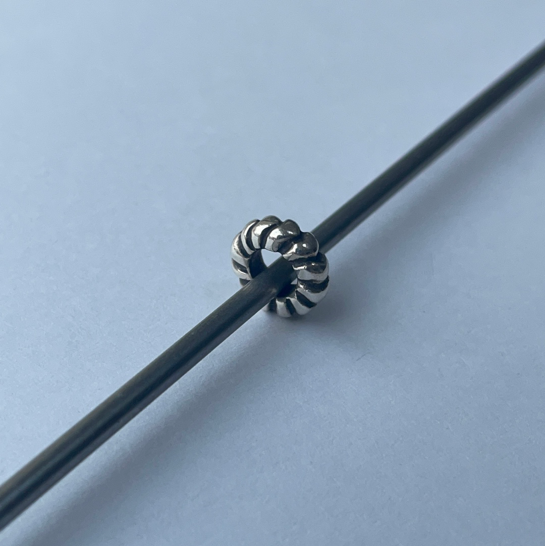 Genuine Pandora Dotted Oxidised Spacer One SALE