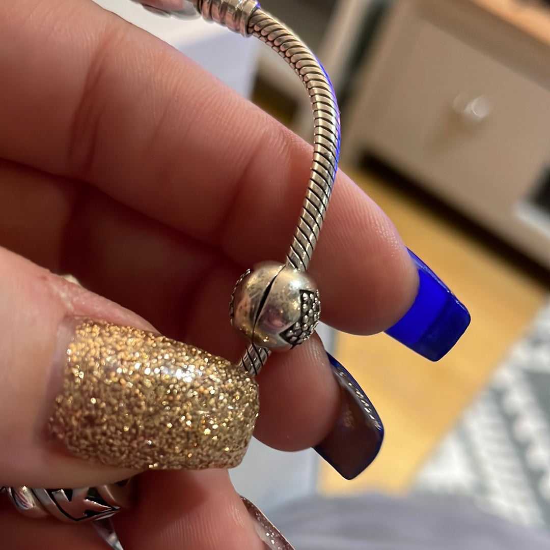 Genuine Pandora Pave Star Clip x1