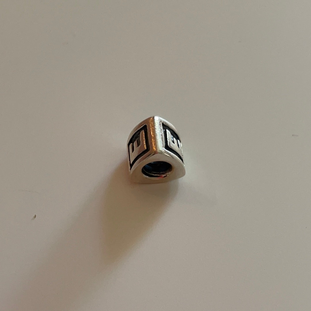 Genuine Pandora Initial Letter E Charm