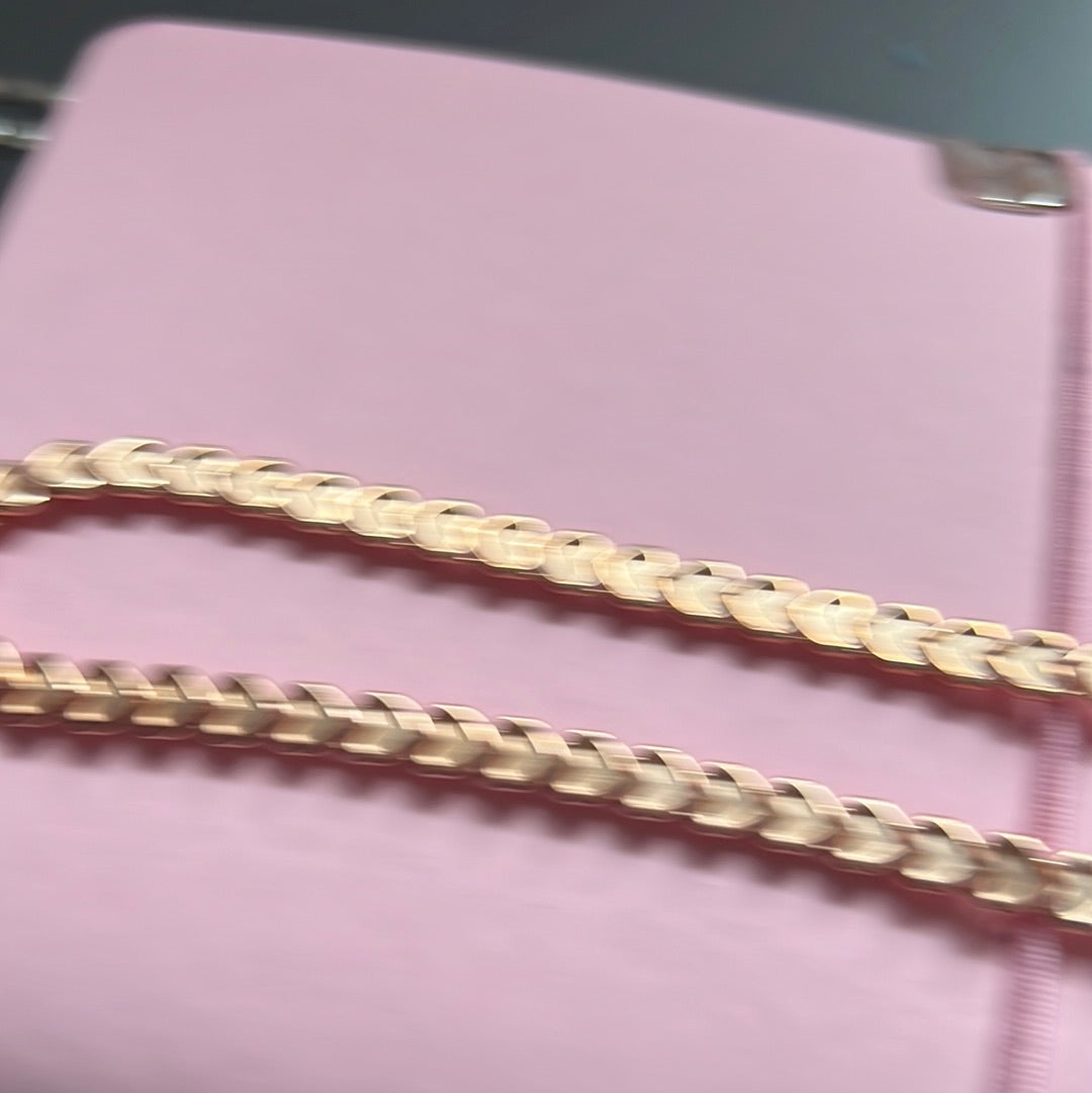 Genuine Links of London Rose Gold Heart CHOKER Necklace 38cm