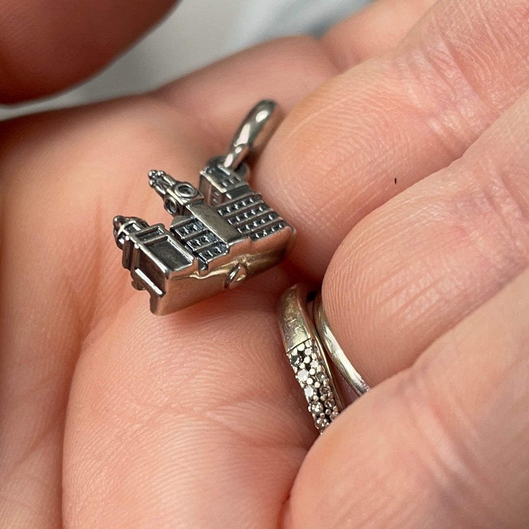 Genuine Pandora Prague Travel Dangle Charm Charles Bridge