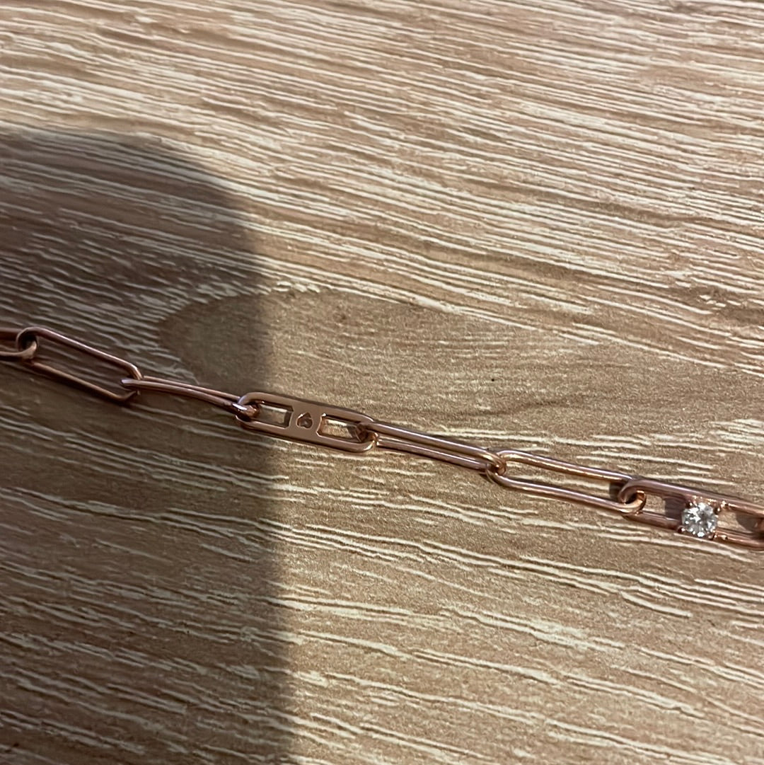 Genuine Pandora Rose Gold Link Chain 18cm