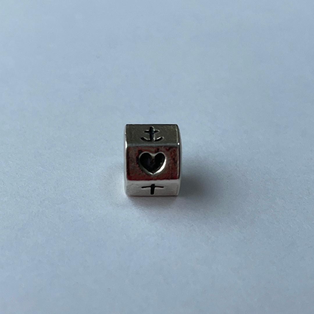 Genuine Pandora Cross, Anchor, Heart Charm